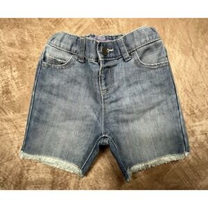 The Children's Palace Blue Denim Shorts With Raw Edge Size 2T